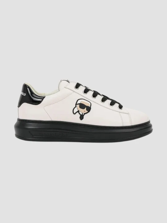 Zdjęcie produktu KARL LAGERFELD Białe męskie sneakersy KAPRI MENS Karl NFT Lo Lace, Rozmiar 46