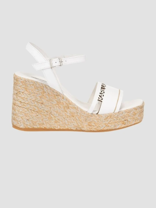 Zdjęcie produktu KARL LAGERFELD Białe sandały Gable, Rozmiar 39