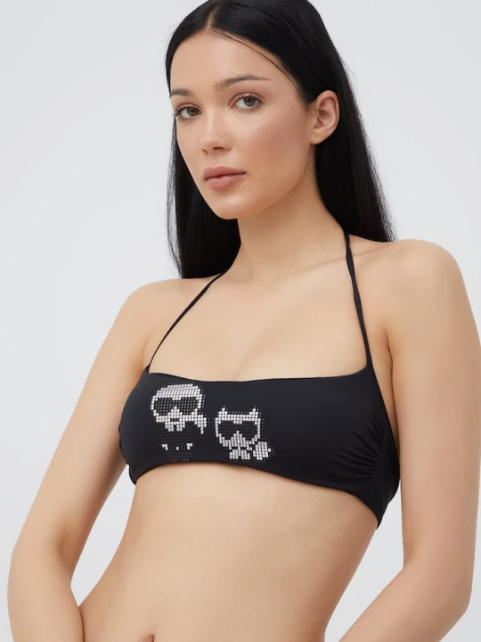 Zdjęcie produktu Karl Lagerfeld biustonosz kąpielowy KL22WTP04 czarny