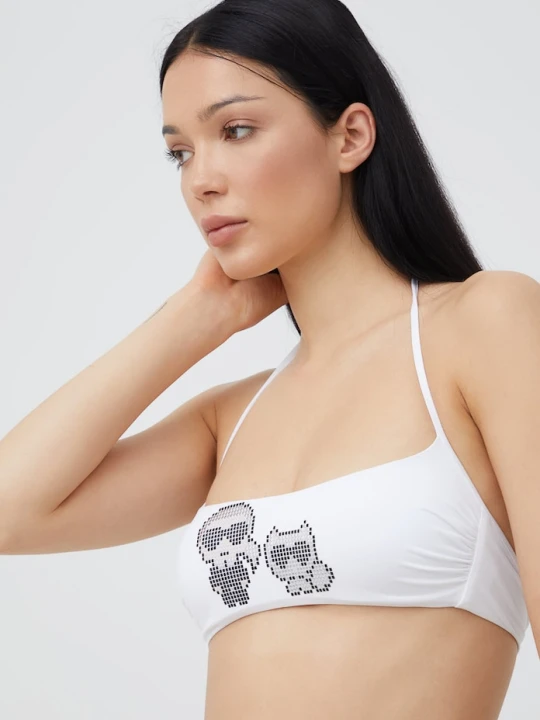 Zdjęcie produktu Karl Lagerfeld biustonosz kąpielowy KL22WTP04 biały