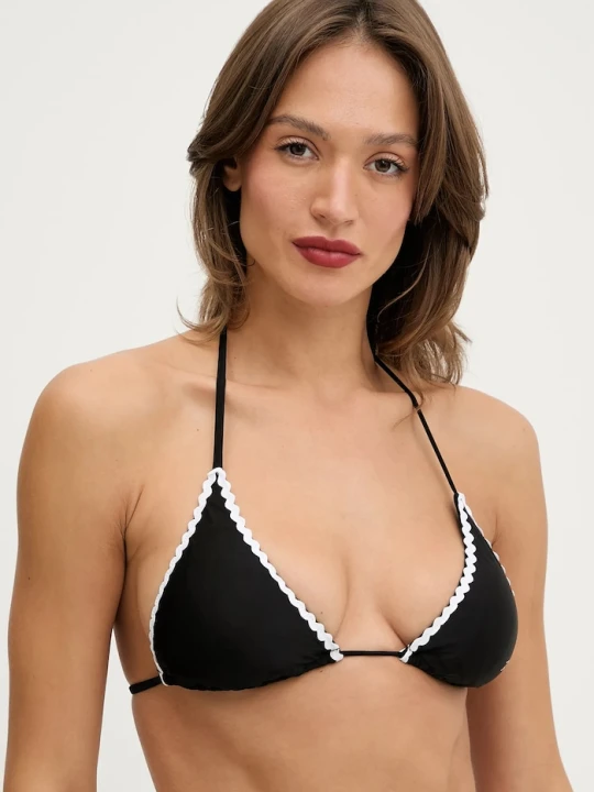 Zdjęcie produktu Karl Lagerfeld biustonosz kąpielowy SIGNATURE SCALLOP czarny
