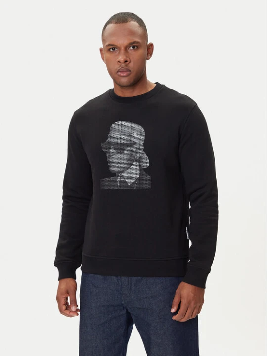 Zdjęcie produktu KARL LAGERFELD Bluza 705031 554906 Czarny Regular Fit