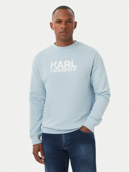 Zdjęcie produktu KARL LAGERFELD Bluza 705780 561917 Niebieski jasny Regular Fit