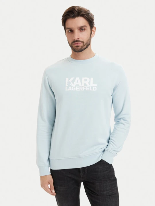 Zdjęcie produktu KARL LAGERFELD Bluza 705780 563917 Niebieski jasny Regular Fit