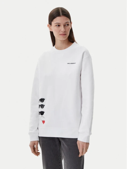 Zdjęcie produktu KARL LAGERFELD Bluza A1W20076 Biały Relaxed Fit
