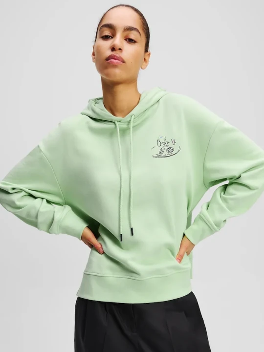 Zdjęcie produktu Karl Lagerfeld bluza bawełniana zielony