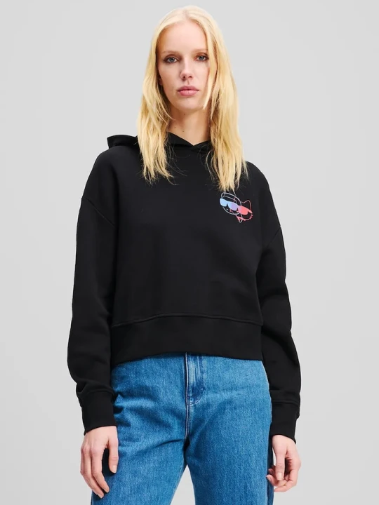 Zdjęcie produktu Karl Lagerfeld bluza bawełniana IKON czarny