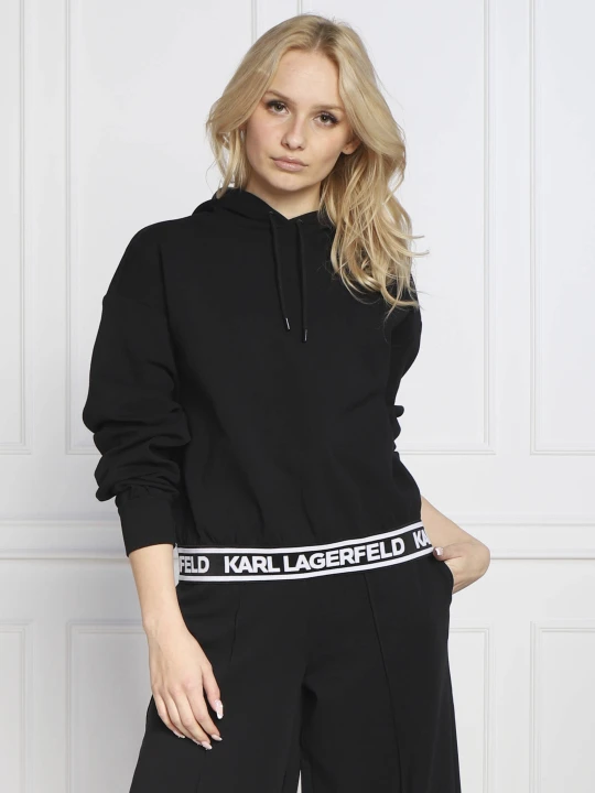 Zdjęcie produktu Karl Lagerfeld Bluza bonded | Regular Fit czarny