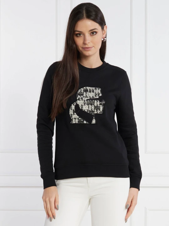 Zdjęcie produktu Karl Lagerfeld Bluza boucle karl | Regular Fit czarny