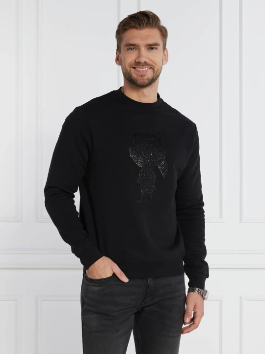 Zdjęcie produktu Karl Lagerfeld Bluza CREWNECK | Regular Fit czarny