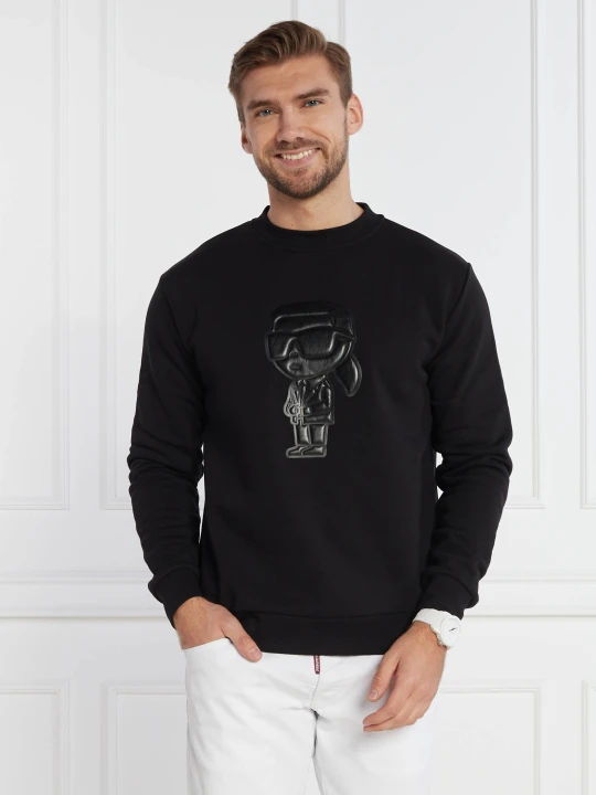 Zdjęcie produktu Karl Lagerfeld Bluza CREWNECK | Regular Fit czarny