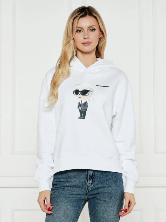 Zdjęcie produktu Karl Lagerfeld Bluza IKON AQUARELLE | Regular Fit biały