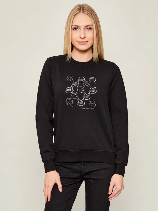 Zdjęcie produktu Karl Lagerfeld Bluza ikon seasonal | Regular Fit czarny