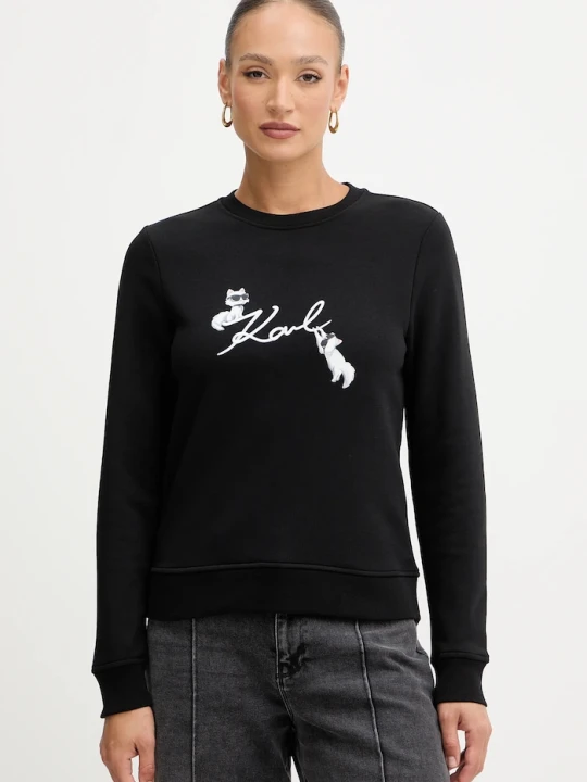 Zdjęcie produktu Karl Lagerfeld bluza IKON SIGNATURE czarny