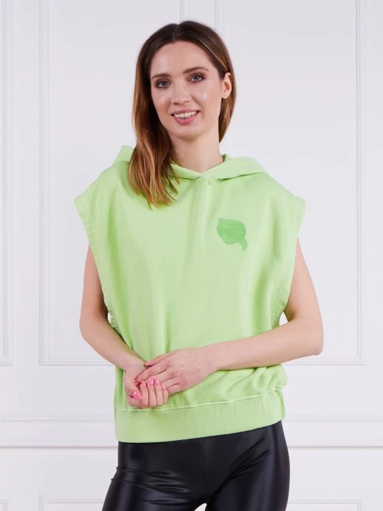 Zdjęcie produktu Karl Lagerfeld Bluza ikonik 2.0 | Oversize fit zielony
