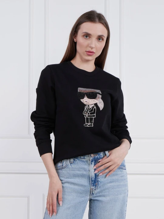 Zdjęcie produktu Karl Lagerfeld Bluza ikonik 2.0 | Regular Fit czarny