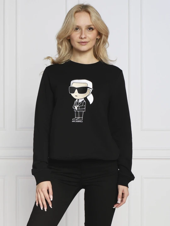 Zdjęcie produktu Karl Lagerfeld Bluza ikonik 2.0 | Regular Fit czarny