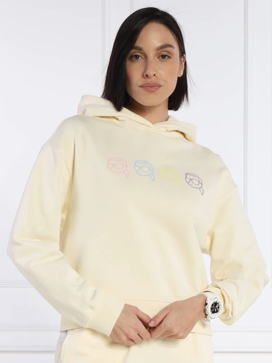 Zdjęcie produktu Karl Lagerfeld Bluza ikonik 2.0 | Relaxed fit żółty