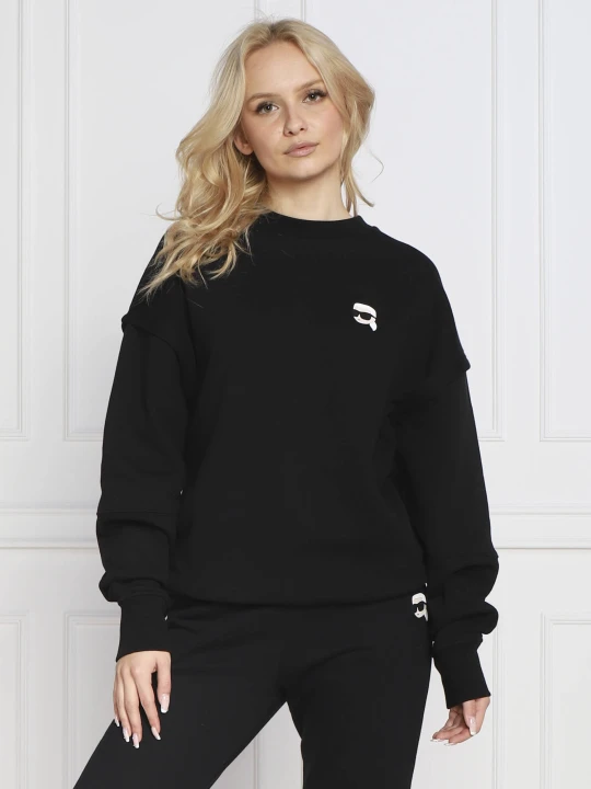 Zdjęcie produktu Karl Lagerfeld Bluza ikonik 2.0 | Relaxed fit czarny