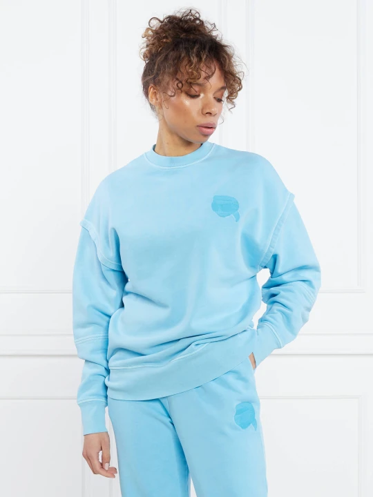 Zdjęcie produktu Karl Lagerfeld Bluza ikonik 2.0 tonal | Relaxed fit niebieski