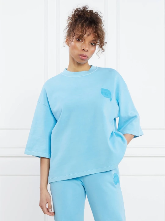 Zdjęcie produktu Karl Lagerfeld Bluza ikonik 2.0 tonal | Relaxed fit niebieski