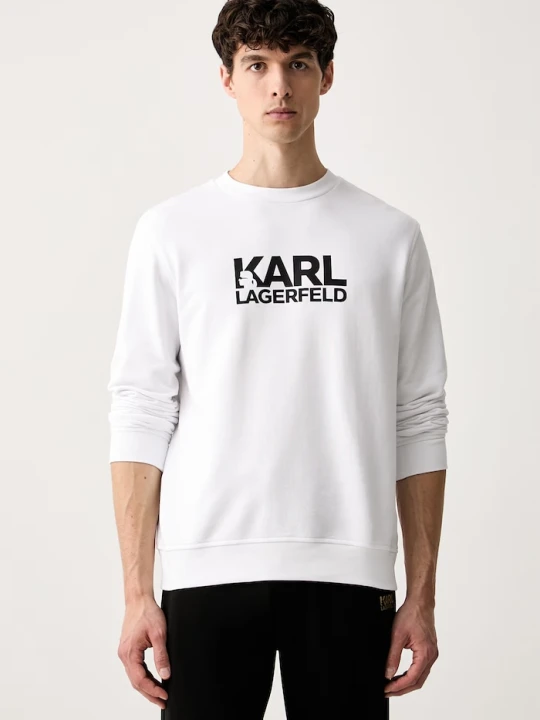 Zdjęcie produktu Karl Lagerfeld bluza męska bawełniana biały