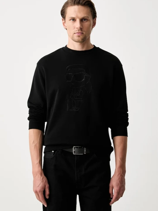 Zdjęcie produktu Karl Lagerfeld bluza męska z bawełną czarny