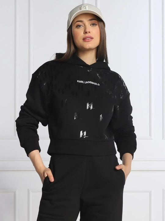 Zdjęcie produktu Karl Lagerfeld Bluza MONOGRAM | Regular Fit czarny