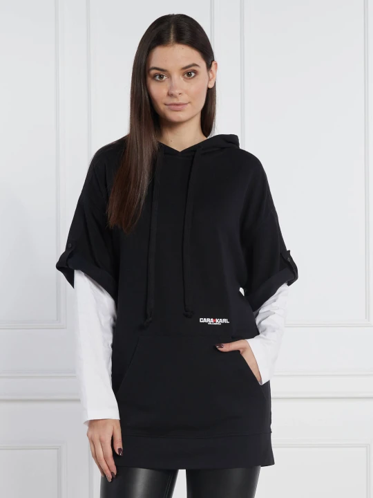 Zdjęcie produktu Karl Lagerfeld Bluza | Oversize fit czarny