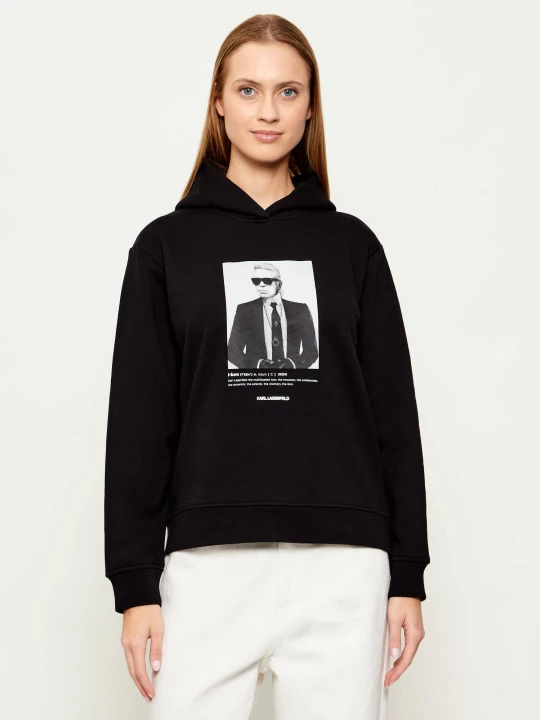 Zdjęcie produktu Karl Lagerfeld Bluza portrait | Regular Fit czarny