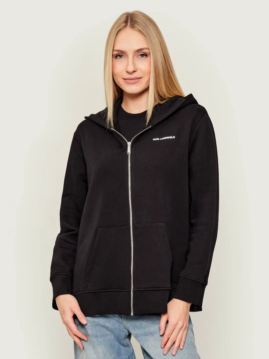 Zdjęcie produktu Karl Lagerfeld Bluza Snow leo | Oversize fit czarny