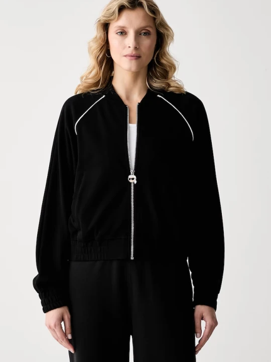 Zdjęcie produktu Karl Lagerfeld bluza z kapturem damska z bawełną IKON czarny