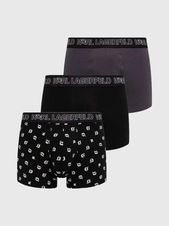 Zdjęcie produktu Karl Lagerfeld bokserki 3-pack czarny