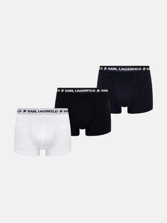Zdjęcie produktu Karl Lagerfeld bokserki dopasowane męskie bawełniane z elastanem 3-pack