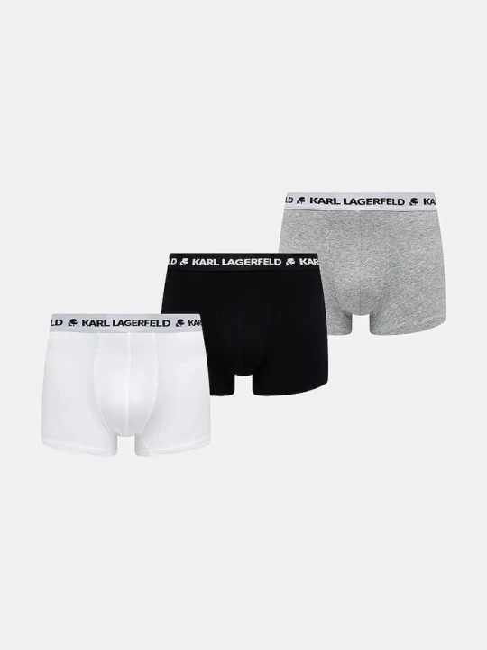 Zdjęcie produktu Karl Lagerfeld bokserki dopasowane męskie bawełniane z elastanem 3-pack