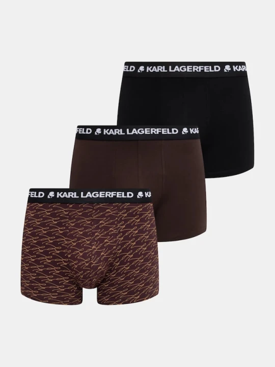 Zdjęcie produktu Karl Lagerfeld bokserki AUTOGRAPH 3-pack brązowy
