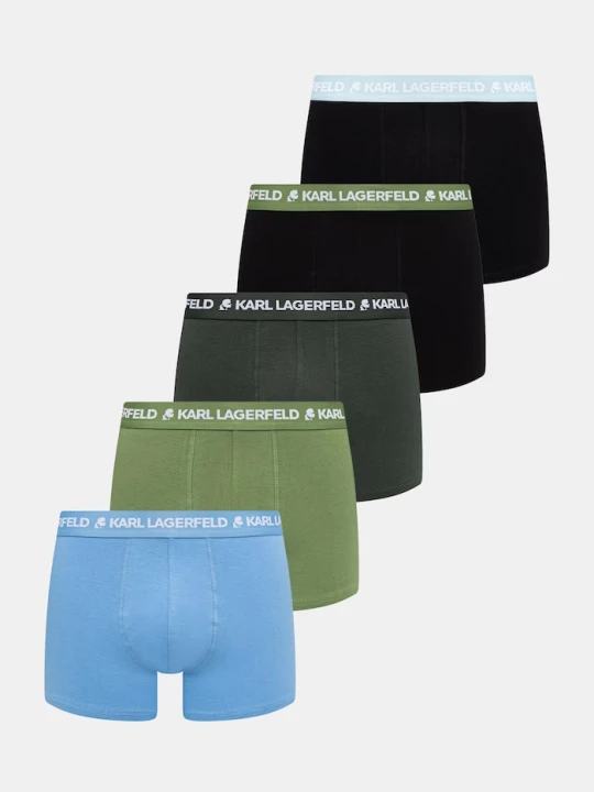 Zdjęcie produktu Karl Lagerfeld bokserki męskie 5-pack zielony
