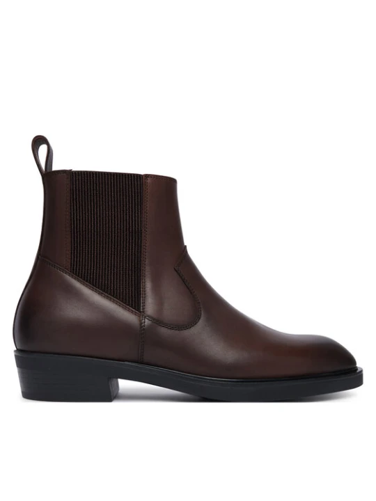 Zdjęcie produktu KARL LAGERFELD Botki Dallas KL12646 Brązowy ciemny