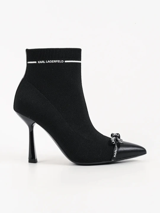Zdjęcie produktu Karl Lagerfeld botki na szpilce damskie Pandara czarny
