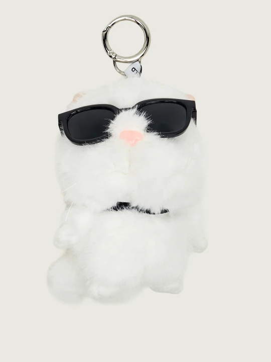 Zdjęcie produktu Karl Lagerfeld Brelok Ikon Choupette Furry biały