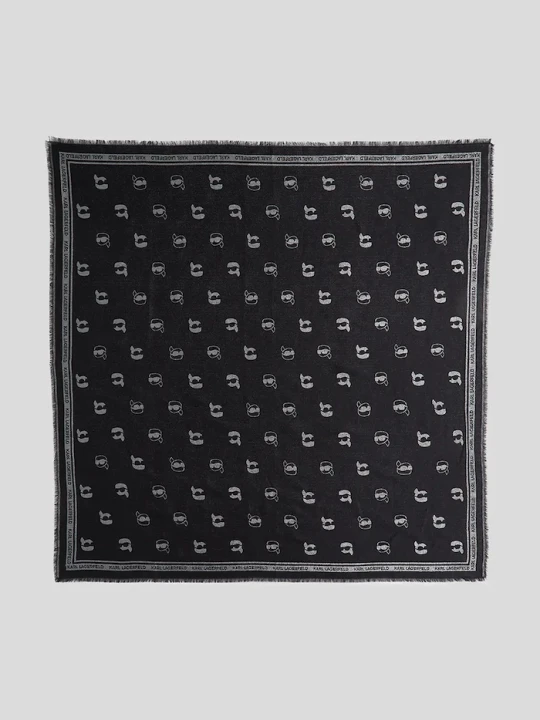 Zdjęcie produktu Karl Lagerfeld chusta IKON czarny