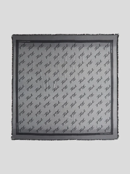 Zdjęcie produktu Karl Lagerfeld chusta K / MONOGRAM czarny