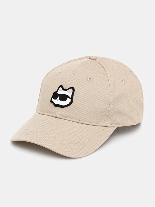 Zdjęcie produktu Karl Lagerfeld czapka z daszkiem beżowy