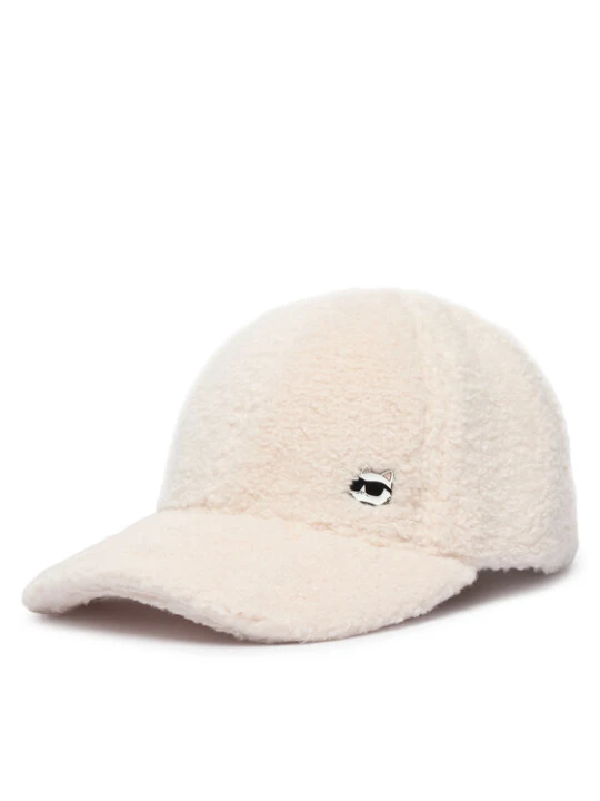 Zdjęcie produktu KARL LAGERFELD Czapka z daszkiem B4W33106 Kremowy