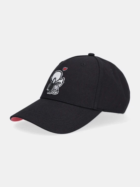 Zdjęcie produktu Karl Lagerfeld czapka z daszkiem bawełniana IKON czarny
