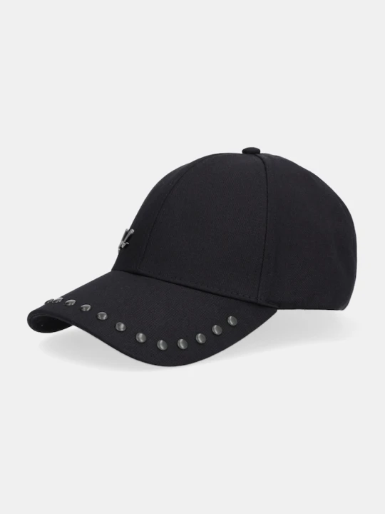 Zdjęcie produktu Karl Lagerfeld czapka z daszkiem bawełniana K / SIGNATURE czarny