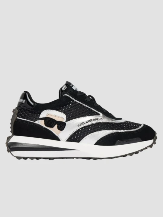 Zdjęcie produktu KARL LAGERFELD Czarne damskie sneakersy z cyrkoniami ZONE NFT GEMSTONE, Rozmiar 40