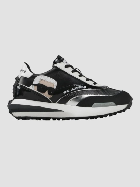 Zdjęcie produktu KARL LAGERFELD Czarne damskie sneakersy ZONE IKON LO RUNNER, Rozmiar 39