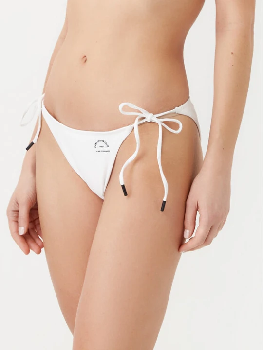 Zdjęcie produktu KARL LAGERFELD Dół od bikini A1W46099 Biały