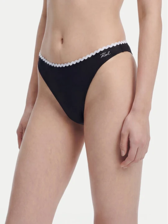 Zdjęcie produktu KARL LAGERFELD Dół od bikini B1W46020 Czarny